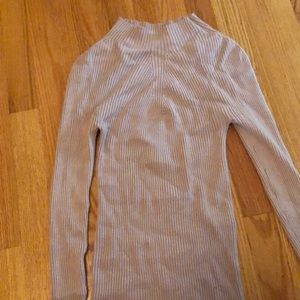 BLUSH colored  turtleneck sweater